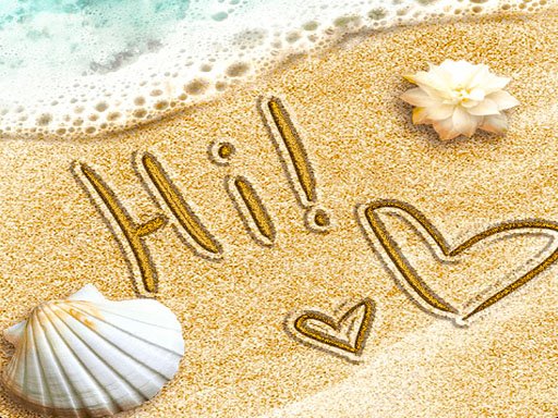 Draw Write on Sand Island Challenge