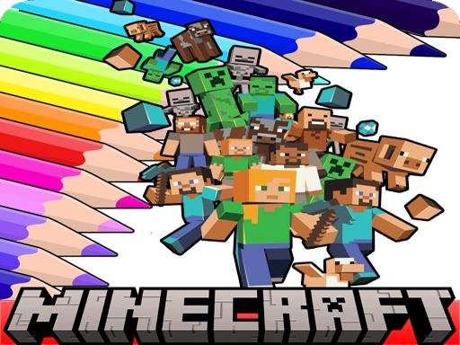 Coloring Book for Minecraft Fun Quest