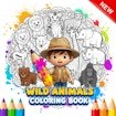 Wild Animals Coloring Book Journey Fun