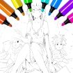 Anime Vampire Girl Coloring Pages Mode World