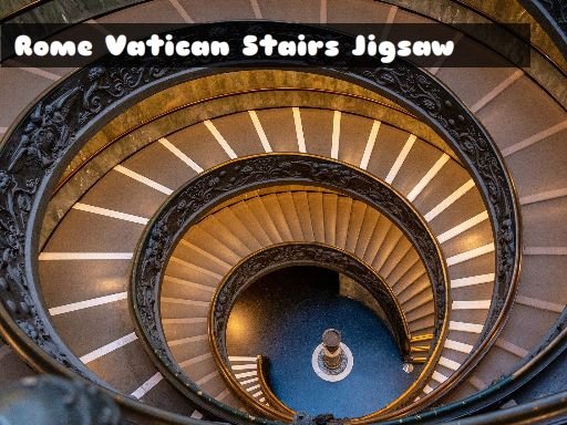 Rome Vatican Stairs Jigsaw Jump