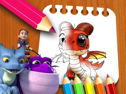 Dragon Rescue Riders Coloring Book Mode