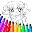 Anime Coloring Pages For Kids World Fun