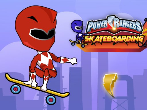 Power Rangers Skateboading Land Race