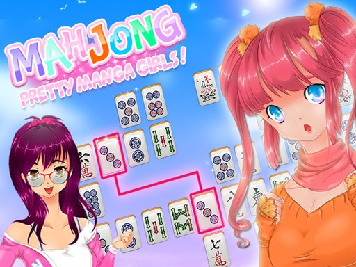 Mahjong Pretty Manga Girls Race