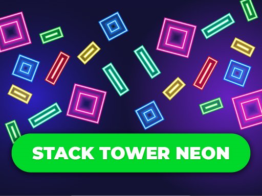 Stack Tower Neon Keep Blocks Balance Jump