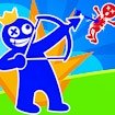 Red And Blue Stickman Spy Puzzles 2 Race Land