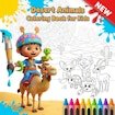 Desert Animals Coloring Book for Kids Adventure Legends