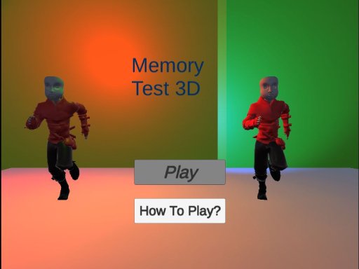 Memory Test 3D Dash Mode