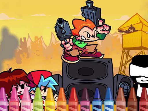 Friday Night Funkin Coloring Battle