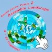 Round jigsaw Puzzle 2 - Assemble Landscape Battle