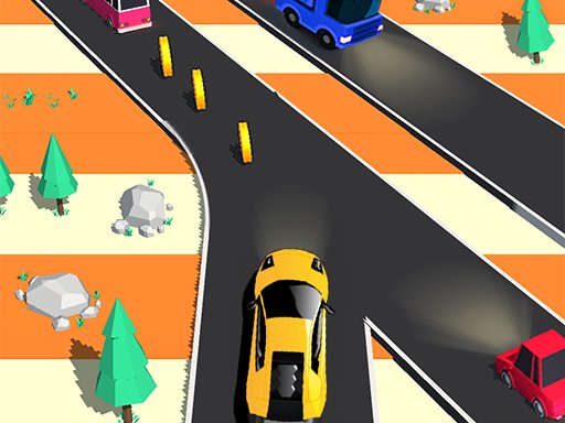 Traffic Car Run 2D  Car games Quest Saga