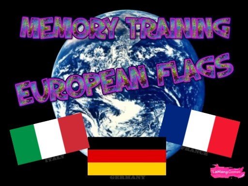 MEMORY TRAINING. EUROPEAN FLAGS Quest Dash