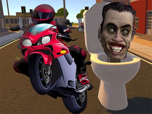 Skibidi Toilet Moto Bike Racing Race Land