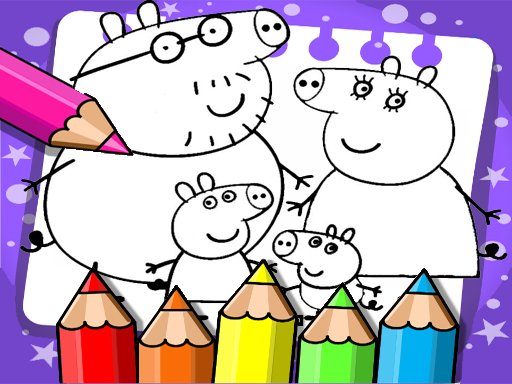 Peppa Pig Coloring Book Legends Escape