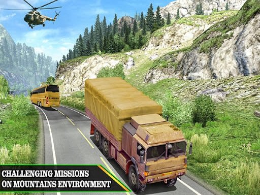 US Army Uphill Offroad Mountain Truck Game 3D Odyssey
