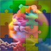 Cute Hamsters Picture piece Island