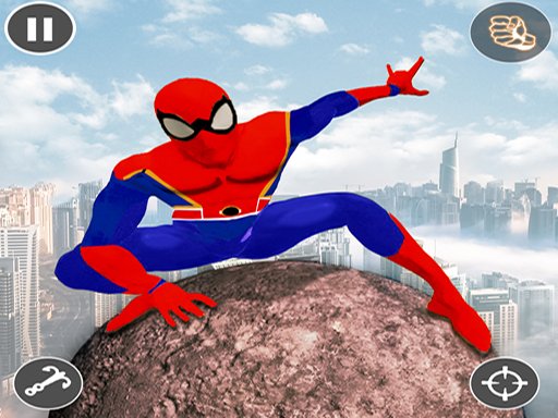 Spiderman Rope Hero Story Jump
