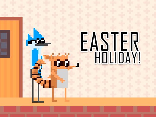 Mordecai and Rigby Easter Holiday Run