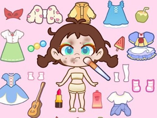Paint Doll Dress Up Story