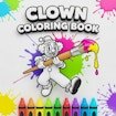 Clown Coloring Book Mode
