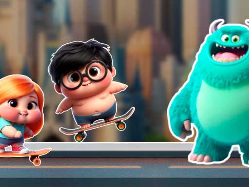 Mien and Bugr Skate Legends Odyssey