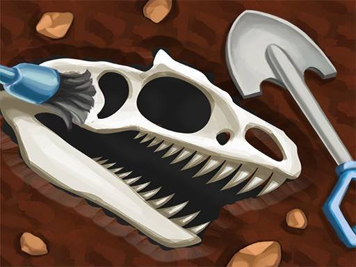 Dinosaur Bone Digging Games Island