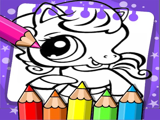 Littlest Pet Shop Coloring Book Land