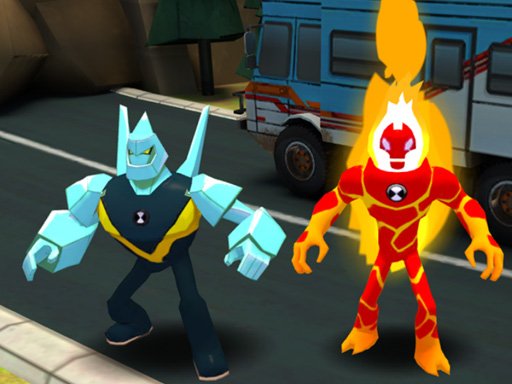 Drone Destruction  Ben 10 Legends Dash