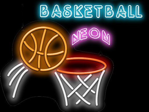 Swipe Basketball Neon Jump Dash