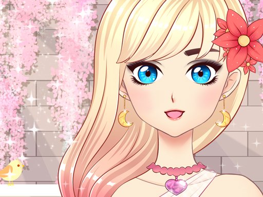 Anime Girls Fashion Makeup Game for Girl Jump Quest