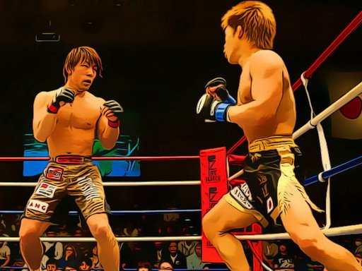 MMA Fighters Jigsaw Run