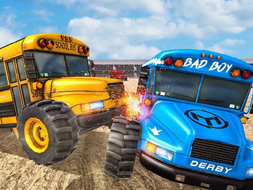 School Bus Demolition Derby Escape