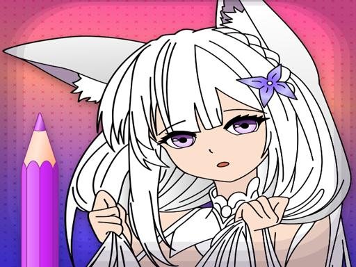 Animated Glitter Coloring Book  Anime Manga Fun