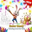 Easter Bunny Coloring Book for Kids Quest
