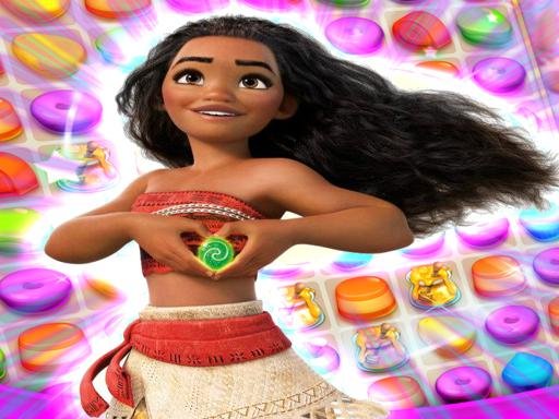 Moana Match 3 Puzzle Island Battle