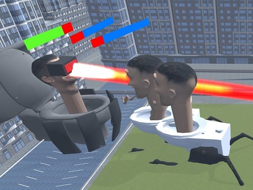 Skibidi Toilet Monster Fight Quest Land