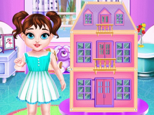 Baby Taylor Doll House Making Land Challenge