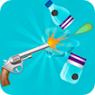 Pistol and Bottles Blast