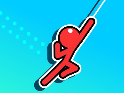 Stickman Rope Hook  Catch And Swing Run