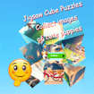 Jigsaw Cube Puzzles Collect Pictures with Cute Puppies Rush Master