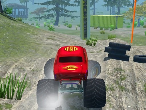 Offroad Racing Monster Truck Island Land