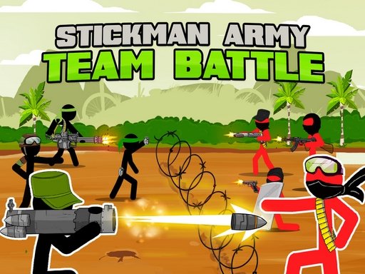Stickman Army  Team Battle Jump Escape