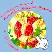 Round jigsaw Puzzle 2 - Assemble Bouquet flowers Run
