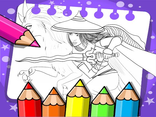 Raya And The Last Dragon Coloring Land Run