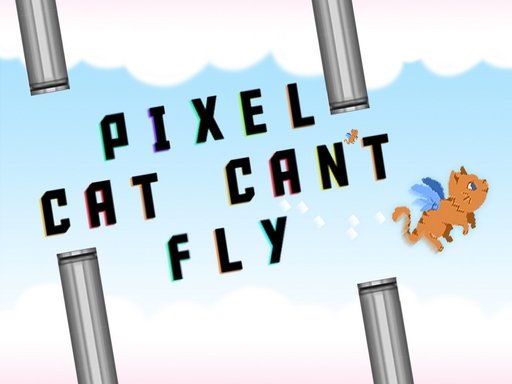 Pixel Cat Cant Fly Run