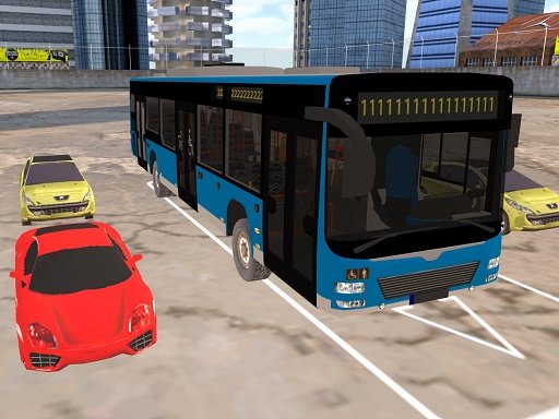 Bus Parking Cityscape Depot Battle Arena