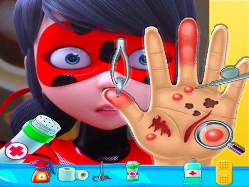 ladybug miraculous Hand Doctor  Fun Games for Gir Run