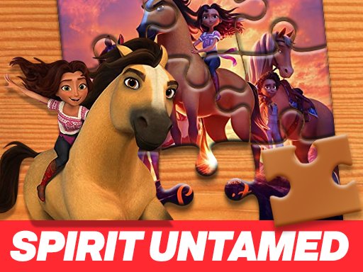 Spirit Untamed Jigsaw Puzzle Jump Race