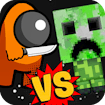 Among vs Creeper Battle